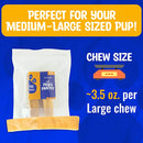 Yak Cheese Sticks Long Lasting Dog Chews Himalayan Golden Yak Cheese Large for Aggressive Chewers 2pk 7oz For Large Dogs